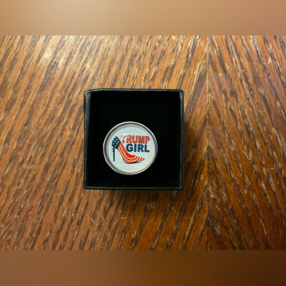 🇺🇸 “Trump Girl” Adjustable Silver Ring! - Picture 6 of 6